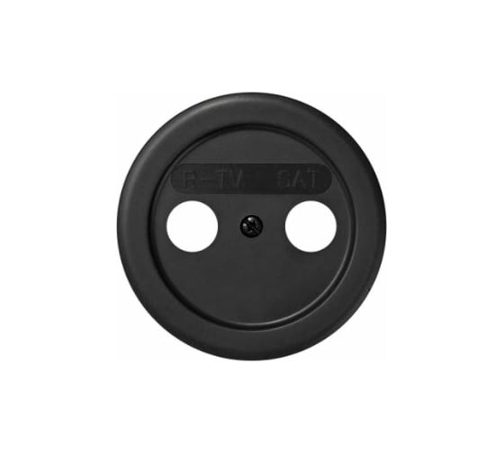 Накладка на телевизионную розетку Simon, R-TV+SAT, цифровая, S88, графит 88097-38