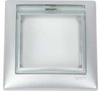 Рамка влагозащищенная Legrand IP44 c крышкой Valena алюминий 770150