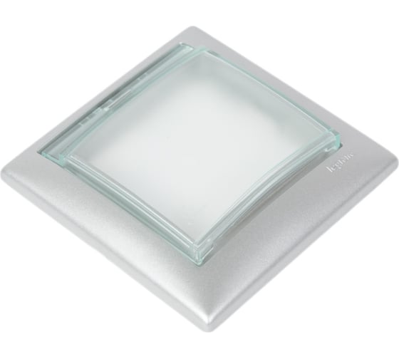 Рамка влагозащищенная Legrand IP44 c крышкой Valena алюминий 770150