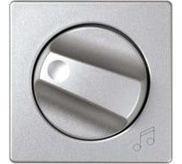 Накладка на регулятор громкости звука и аудиорозетки Simon, S82 Detail, алюминий 82055-93