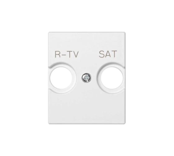 Накладка на телевизионную розетку Simon R-TV+SAT, широкий модуль, S82C, белый 82097-50