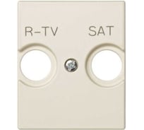 Накладка на телевизионную розетку Simon R-TV+SAT, широкий модуль, S82C, слоновая кость 82097-51