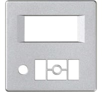 Накладка на радиоприемник с ЖК-дисплеем Simon, S82 Detail алюминий 82058-93