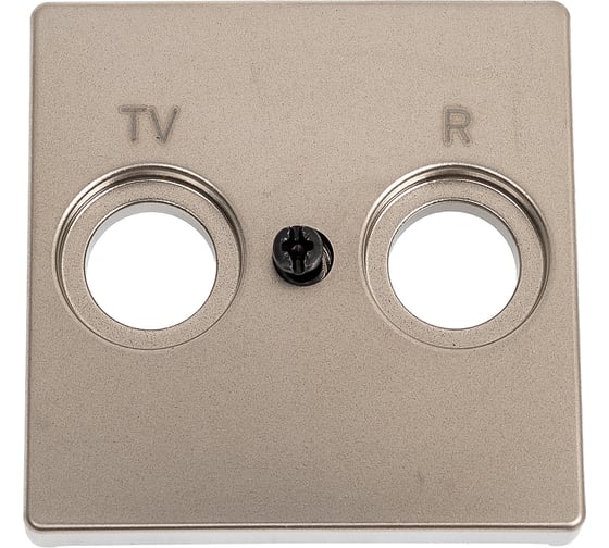 Накладка на розетку Simon, R-TV+SAT, S82, S82N, шампань 82053-34