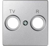 Накладка на розетку Simon R-TV, S82 Detail алюминий 82053-93
