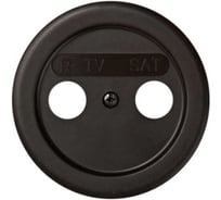 Накладка на телевизионную розетку Simon R-TV+SAT, цифровая, S88, коричневый 88097-32