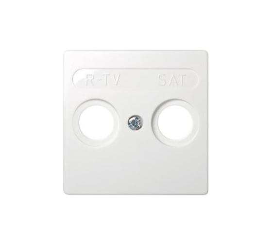 Накладка на телевизионную розетку Simon R-TV-SAT, S73 Loft, белый 73097-60