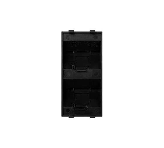 Наклонный адаптер Simon на 2хRJ45 коннектора, S-модуль, графит S80B-14