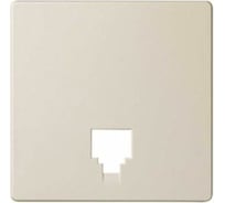 Накладка на телефонную розетку Simon RJ-11, RJ-12, S82 Detail слоновая кость 82062-61