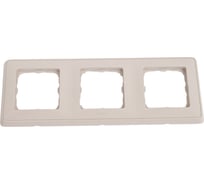 Рамка Legrand Cariva 3 поста горизонтальный/вертикальный монтаж песок 773683