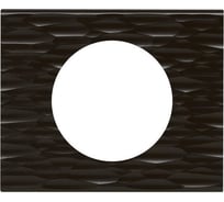 Рамка Legrand Программа Celiane 1 пост Corian Черный Рифленый 069021