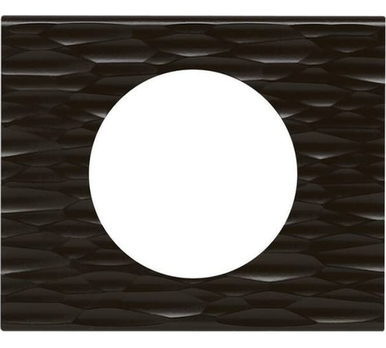Рамка Legrand Программа Celiane 1 пост Corian Черный Рифленый 069021 1