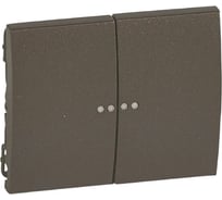 Лицевая панель двойная Legrand Galea Life с индикацией Dark Bronze 771279