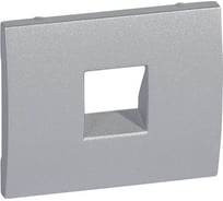 Лицевая панель для телефонной розетки RJ11 и RJ ISDN Legrand Galea Life Aluminium 771395
