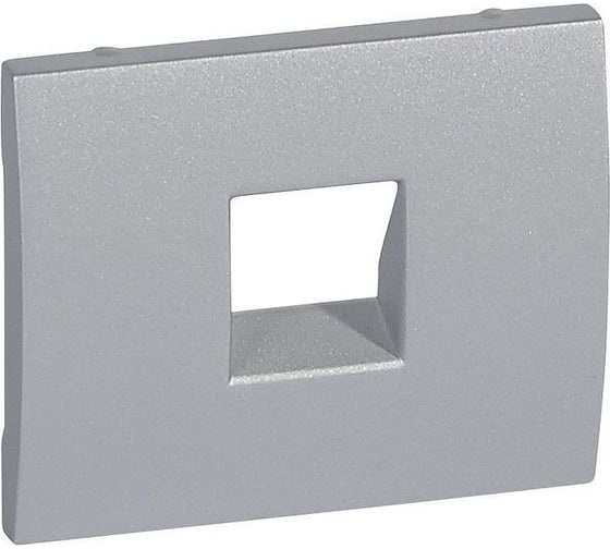 Лицевая панель для телефонной розетки RJ11 и RJ ISDN Legrand Galea Life Aluminium 771395 1