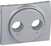 Лицевая панель для розетки TVFM Legrand Galea Life Кат № 7 757 86/87/88 Aluminium 771372