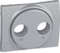 Лицевая панель для розетки TVFM Legrand Galea Life Кат № 7 757 86/87/88 Aluminium 771372 1