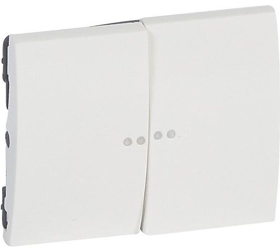 Лицевая панель двойная Legrand Galea Life с индикацией White 771079