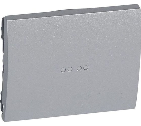 Лицевая панель Legrand Galea Life простая с индикацией Aluminium 771334