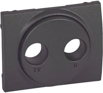 Лицевая панель для розетки TVFM Legrand Galea Life Кат № 7 757 86/87/88 Dark Bronze 771272