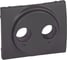 Лицевая панель для розетки TVFM Legrand Galea Life Кат № 7 757 86/87/88 Dark Bronze 771272 1