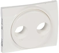 Лицевая панель для розетки TVFM Legrand Galea Life Кат № 7 757 86/87/88 White 771072