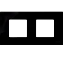 Декоративная накладка Simon на рамку базовую, 2 поста, S27 Play, Color, чёрный 2700627-071