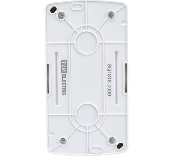 Двойная розетка TDM ELECTRIC 2П+3 открытой установки IP54 16А с прозрачной крышкой белая "Селигер" SQ1818-0009