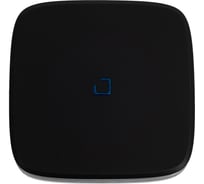 Лицевая панель для выключателя одноклавишного с подсветкой/индикацией Legrand Valena ALLURE антрацит 755088