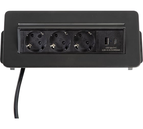 Розеточный блок FABRIKA MVK DESK PRO G4703-2AC