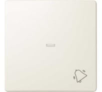 Клавиша для одноклавишного выключателя с подсветкой Simon с пиктограммой звонок, слоновая кость 8200015-031