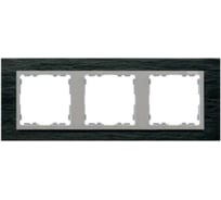 Декоративная рамка Simon, 3 поста, S82 Nature, камень, сланец-алюминий 82937-63