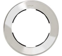 Декоративная рамка Simon, 1 пост, круг в круге, S88, хром 88610-33