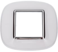 Декоративные накладки Legrand Axolute в форме эллипса, прозрачные, цвет белая карамель, на 2 модуля HB4802DB