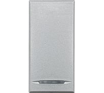Клавиши Legrand Axolute без символов 1 функция, 1 модуль, алюминий HC4915
