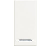 Клавиши Legrand Axolute без символов 1 функция, 1 модуль, цвет белый HD4915