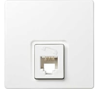 Телефонная розетка Simon RJ12, 6 контактов, S73 Loft, белый 73481-60