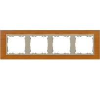 Рамка Simon декоративная, 4 поста, S82 Nature, Дерево, дуб-шампань 82947-66