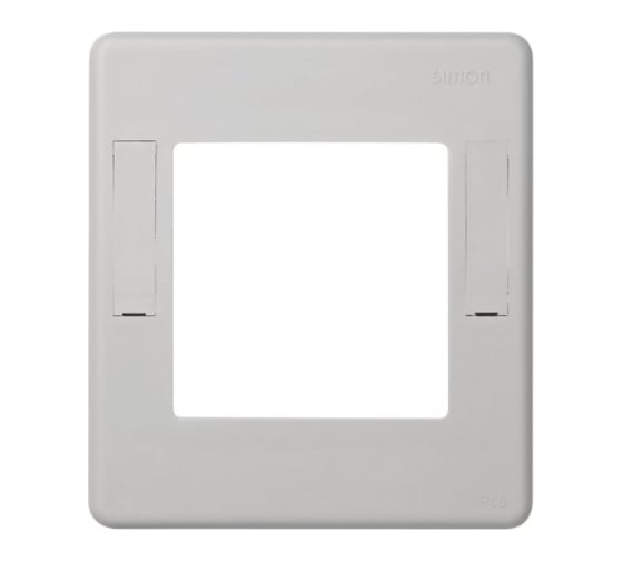 Рамка для открытой установки Simon IP40 под механизмы S27, S44 Aqua, серый 4400088-035 1