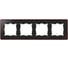 Декоративная рамка Simon 4 поста, Select, S82 Detail, графит-красный металлик 8201640-252 1