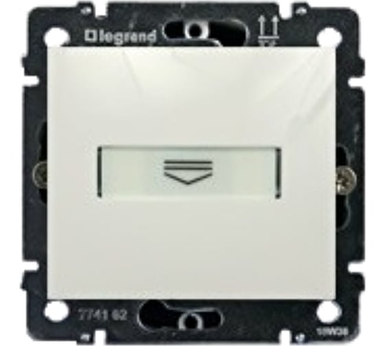 Выключатель карточный Legrand с подсветкой Valena без задержки выключения 10А 250В белый 774234 1