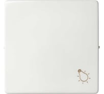 Клавиша для одноклавишного выключателя Simon с пиктограммой лампа, белый 82018-30