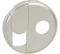 Лицевая панель Legrand Программа Celiane розетка RJ 45 + розетка ТV тип F Кат № 0 673 37 + 0 673 82 титан 068539