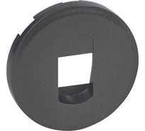 Лицевая панель Legrand Программа Celiane акустическая розетка Кат № 0 673 11 графит 067813