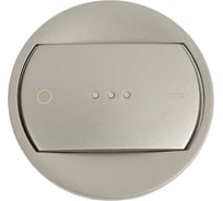 Лицевая панель Legrand Программа Celiane выключатель Кат № 0 670 20 с подсветкой или индикацией титан 068323