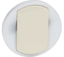 Лицевая панель Legrand Программа Celiane выключатель/переключатель Кат № 0 670 01/02/31/32 с контурной подсветкой слоновая кость 067884