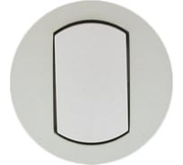 Лицевая панель для одноклавишного переключателя на 2 направления Legrand Программа Celiane Кат № 0 670 01 IP 44 белый 067801