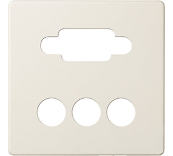 Накладка для коннектора VGA HD15 Simon, мама, 3RCA, S82, S82N, S82 Detail, слоновая кость 8200092-031