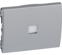 Клавиша Legrand Galea Life простая, с индикацией, с информационной пиктограммой, Aluminium 771311
