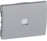 Клавиша Legrand Galea Life простая, с индикацией, с информационной пиктограммой, Aluminium 771311 1